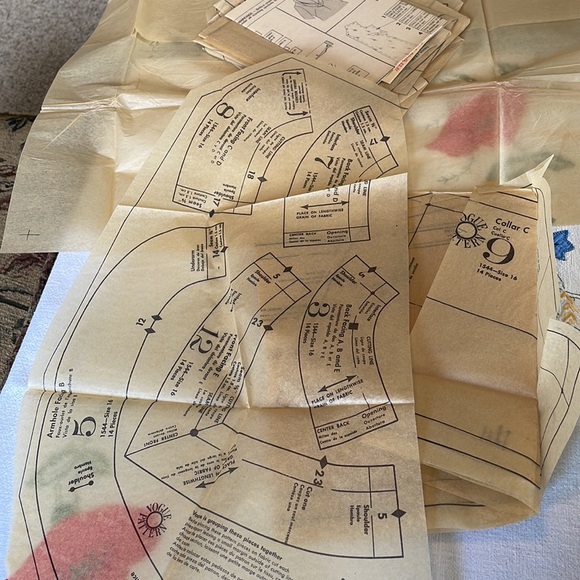 Vogue pattern Basic Dress Design 1544, semi fitted A shaped bias basic dress - Picture 12 of 12